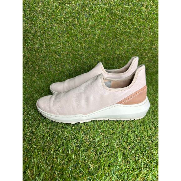 Vince. Marlon Blush Leather Slip On Sneaker 8.5 - Picture 3 of 12